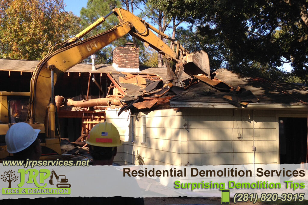 We perform residential demolitions!